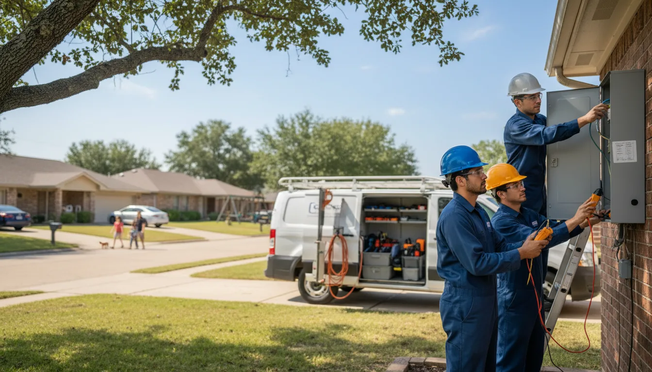 Certified electrician providing emergency electrical services in Union Star, MO
